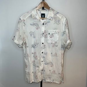 Insight Casual Button Down, Medium